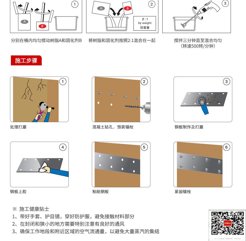 包钢酉阳粘钢加固施工过程